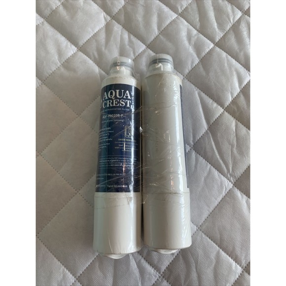 AQUACREST AQF-DA29-00020B-P Refrigerator Water Filters 2 Pieces - White 💦💦 - Picture 1 of 15